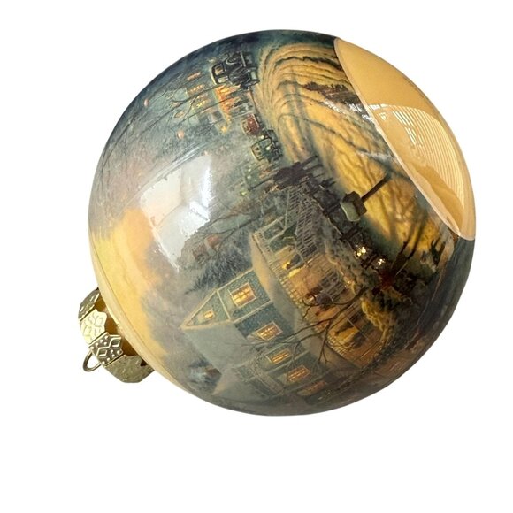 Thomas Kinkade 2011 Limited Edition Holiday Ornament Box Sears Christmas House - Picture 5 of 7